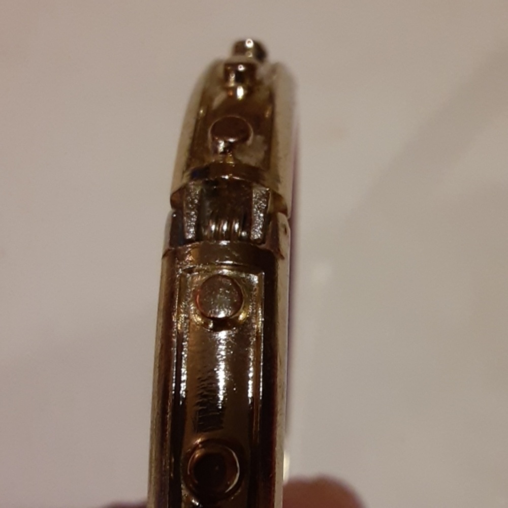 Two Sequin Hinged Bangle Bracelets - image 3